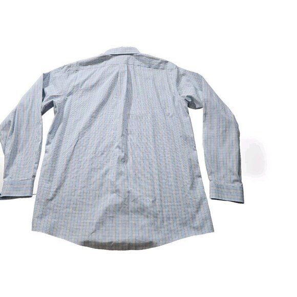 Eddie Bauer Shirt Mens Tall L Plaid LS Wrinkle Free Relaxed Fit Pocket Preppy - Picture 14 of 16